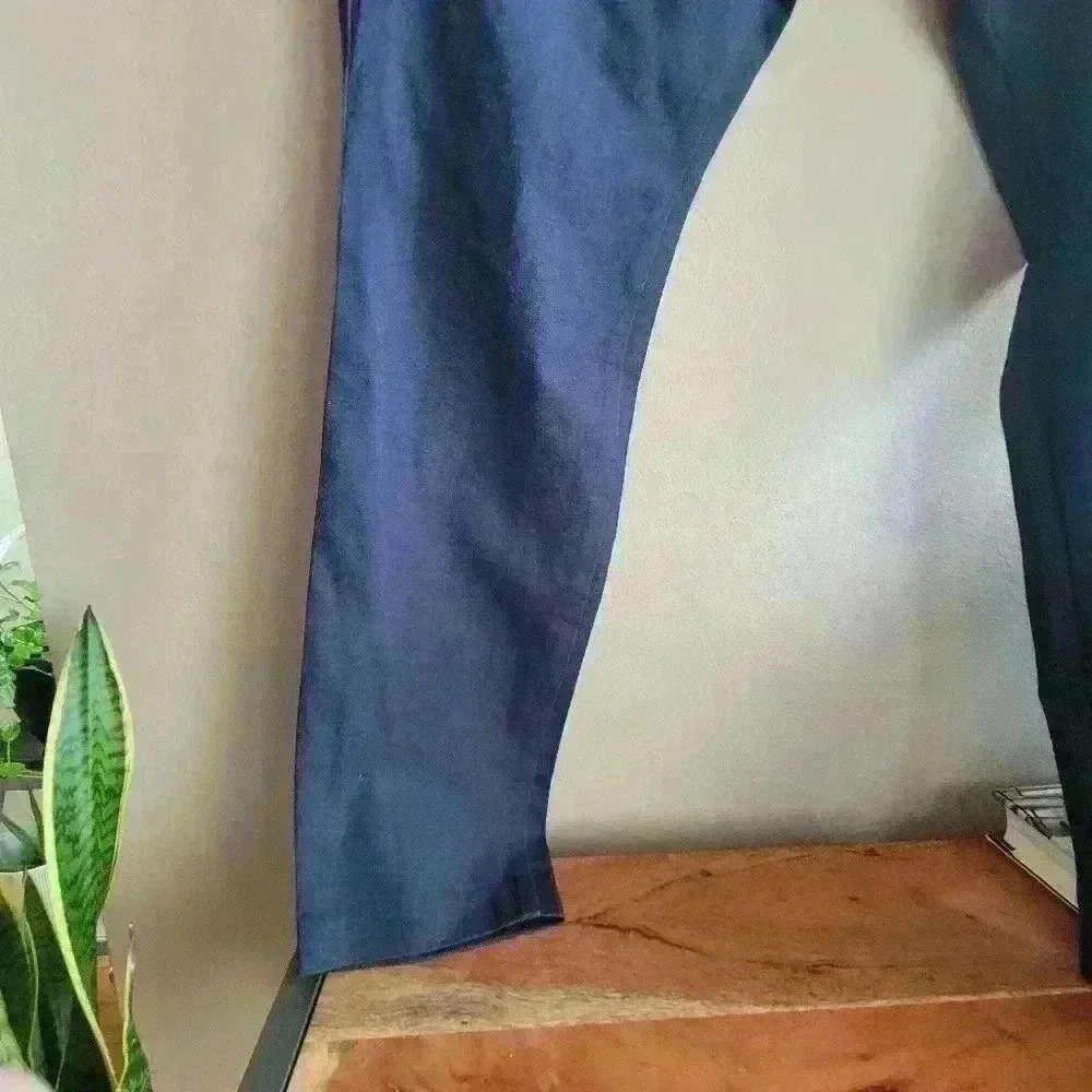 Brand New GAP Slim City Women's Ankle Pants Navy Blue Size 14R Pockets - Picture 10 of 11